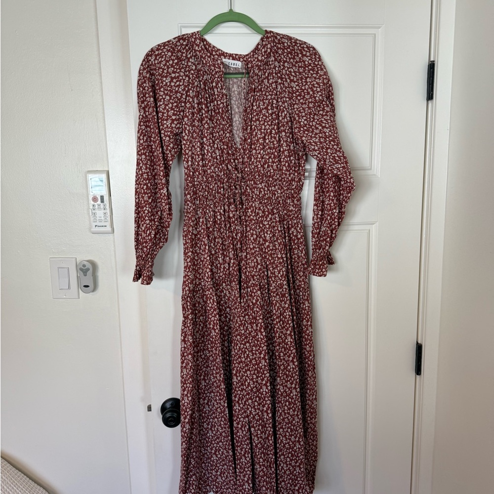 LACAUSA Dama Midi Dress